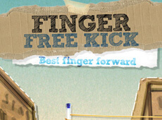 Facebook Finger Kick Game